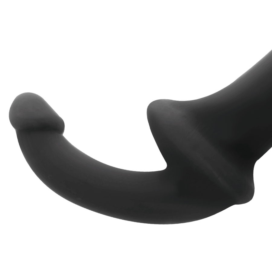 Dildo doppio senza spalline 26 cm nero – Addicted Toys