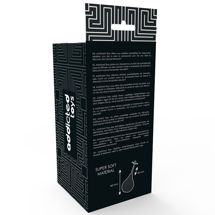 GIOCATTOLI ADICCTED - DOCCIA ANALE NERA