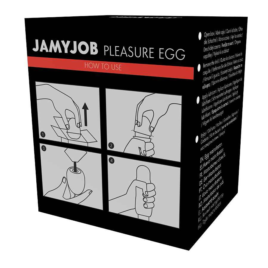 JAMYJOB - MASTURBATORE A UOVA VERSIONE NERA DISCRETA