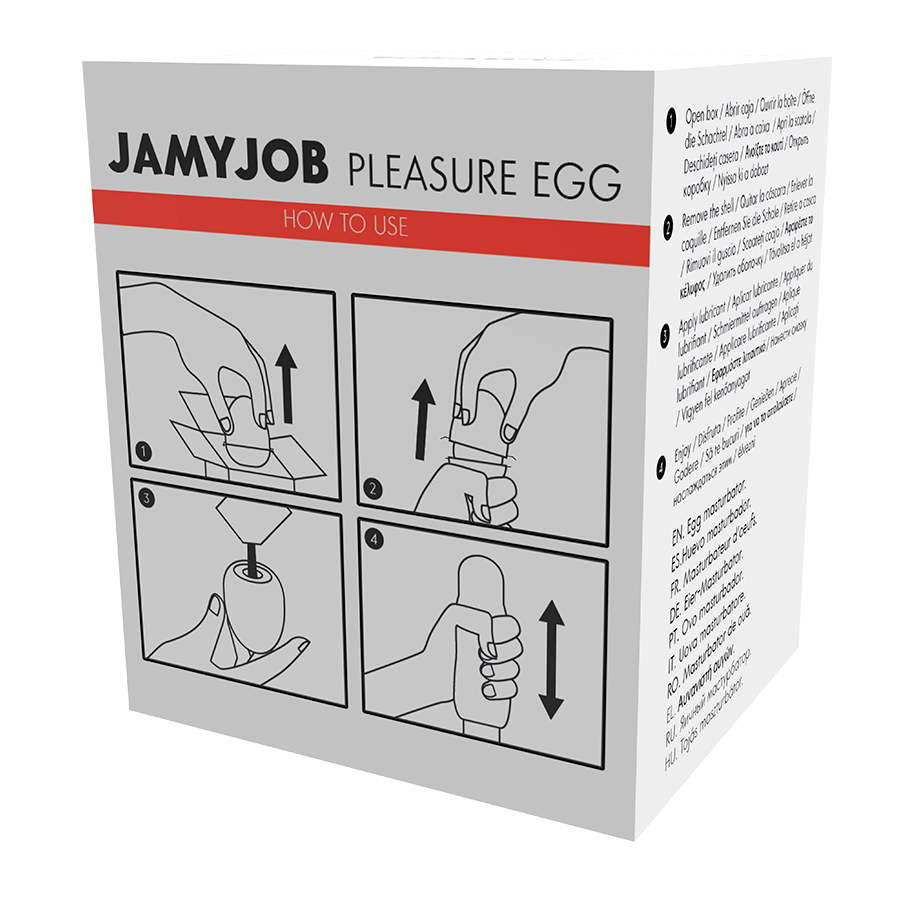 JAMYJOB - MASTURBATORE A UOVA EDIZIONE ROSSA DISCRETA