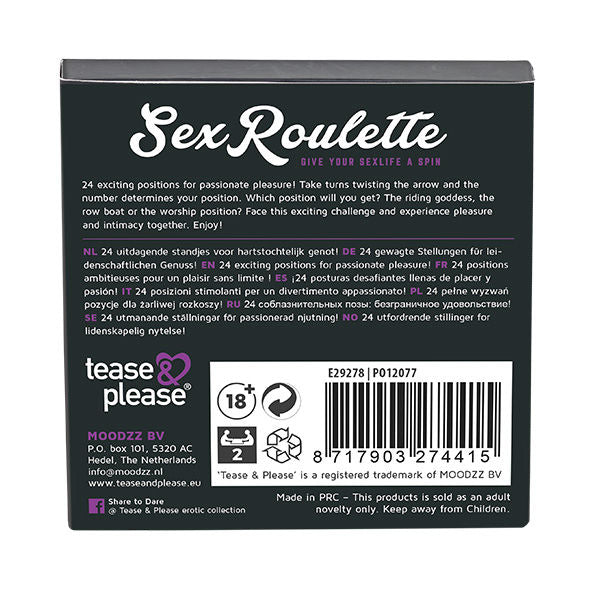 PROVOCA E PER FAVORE - KAMASUTRA DELLA ROULETTE DEL SESSO