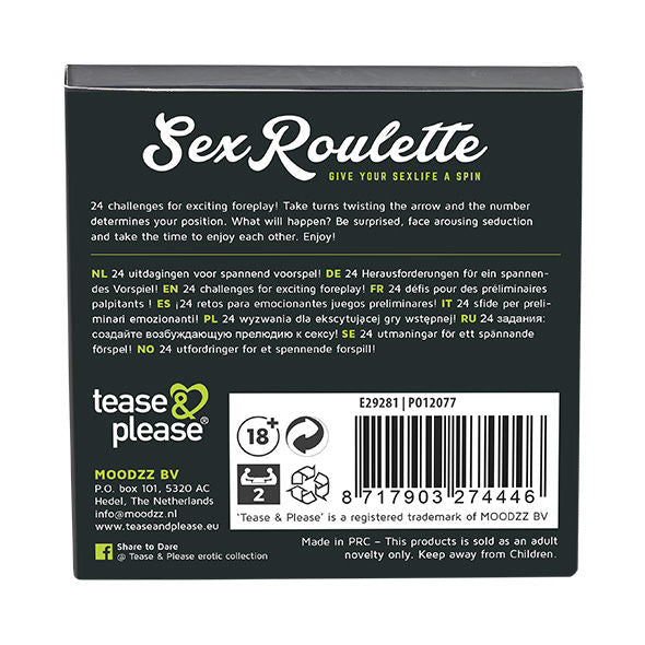 TEASE &amp; PLEASE - PRELIMINARI DELLA ROULETTE DEL SESSO