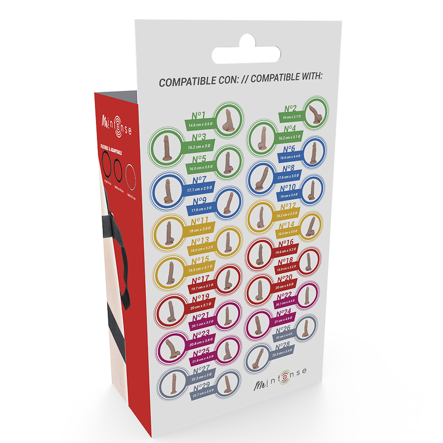 Imbracatura regolabile con 3 anelli | Taglia unica | Compatibile con MR Intense