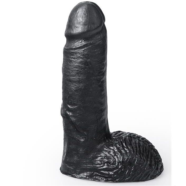 SISTEMA APPESO - DILDO REALISTICO COLORE NERO CESAR 19 CM