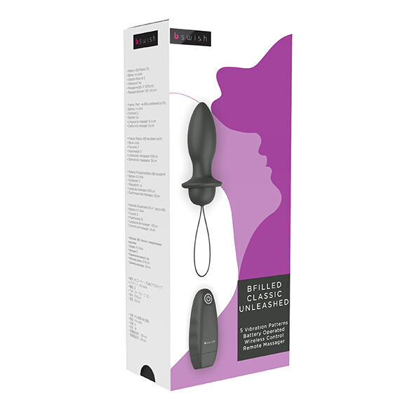 B SWISH - BFILLED CLASSIC VIBRATING PLUG NERO
