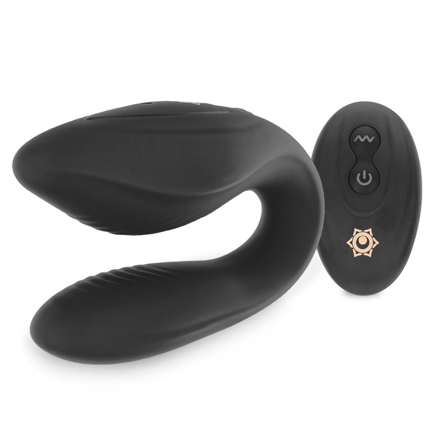 Vibratore per coppie Kama con telecomando – Aqua – RITHUAL
