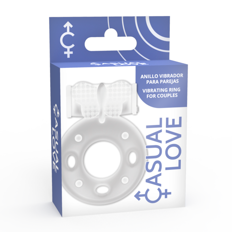 Anello vibrante per il pene Ring 34 – Trasparente – CASUAL LOVE