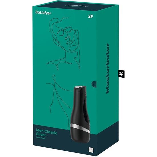SATISFYER - MASTURBATORE UOMO CLASSICO NERO