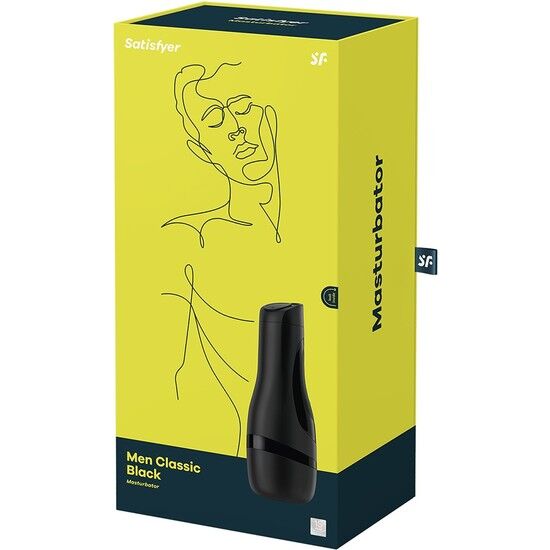 SATISFYER - MASTURBATORE UOMO CLASSICO NERO