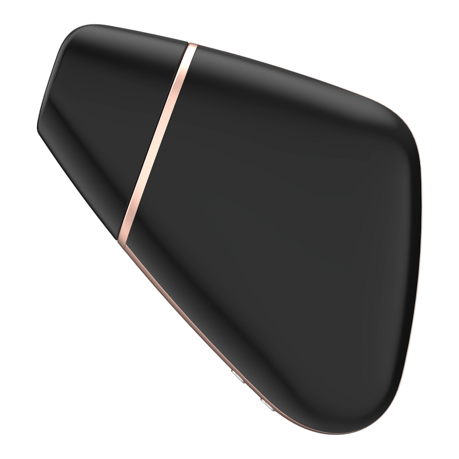 SATISFYER - STIMOLATORE E VIBRATORE A IMPULSI D'ARIA TRIANGOLO AMOROSA BIANCO
