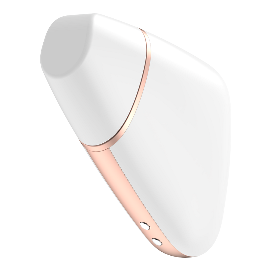 SATISFYER - STIMOLATORE E VIBRATORE A IMPULSI D'ARIA TRIANGOLO AMOROSA BIANCO