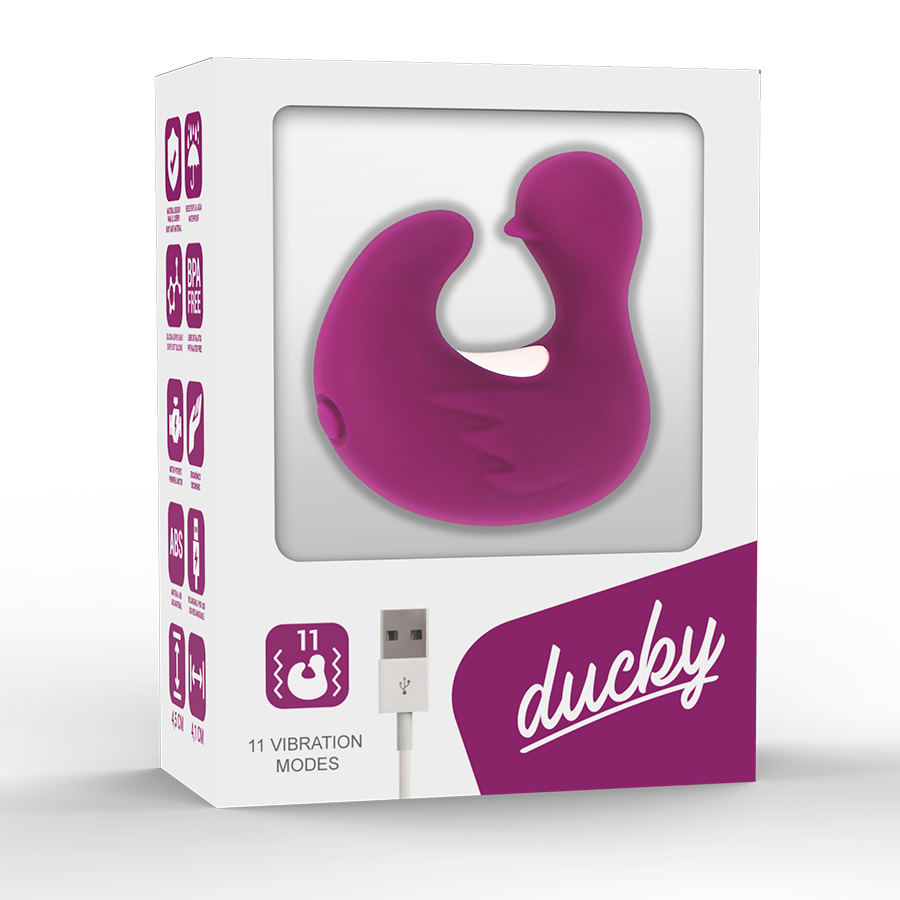 COVERME - DUCKYMANIA DITALE ANATRA STIMOLANTE IN SILICONE RICARICABILE