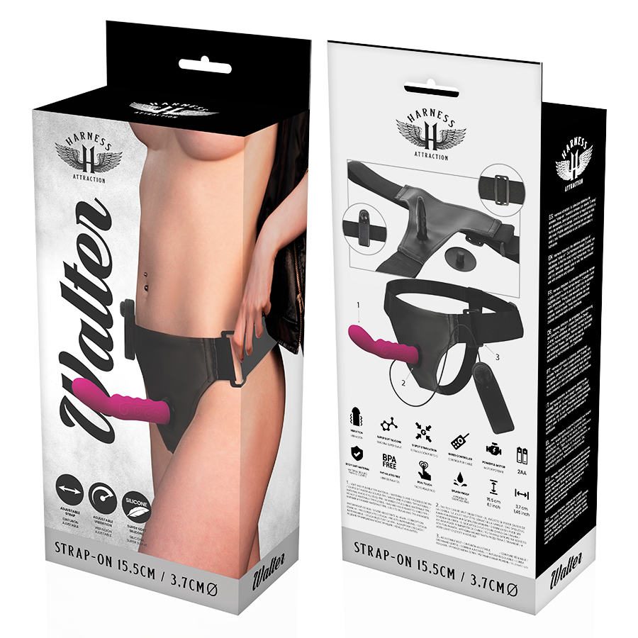 IMBRACATURA DI ATTRAZIONE - RNES WALTER CON VIBRAZIONE 15,5 CM -O- 3,7 CM