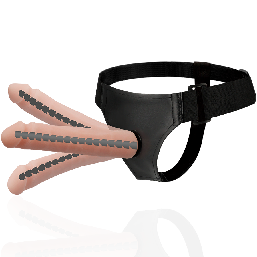 Set di imbracature articolate Derick - 22,5 cm x 4,5 cm - Harness Attraction