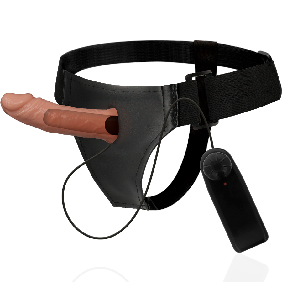 IMBRACATURA DI ATTRAZIONE - RNES HOLLOW BENNY CON VIBRATORE 15 CM -O- 4,5 CM