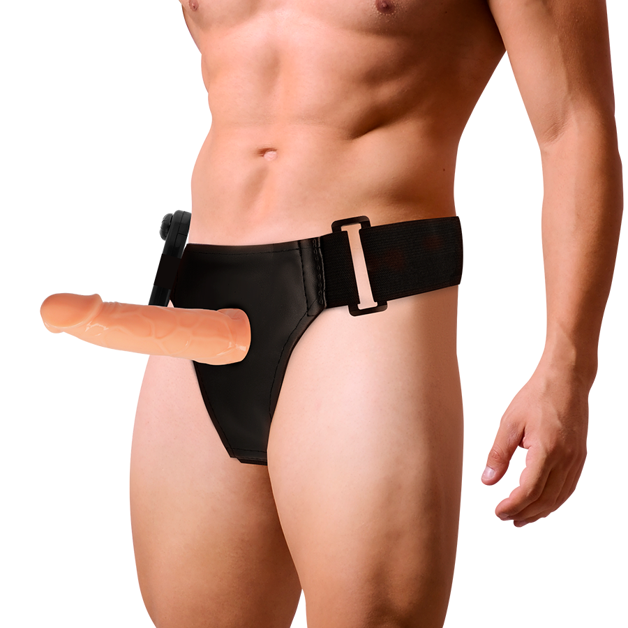 IMBRACATURA DI ATTRAZIONE - WILLIAN HOLLOW RNES CON VIBRATORE 17 CM -O- 4,5 CM