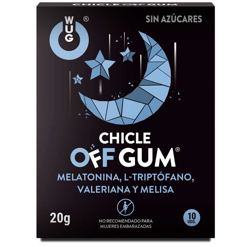 WUG GUM - SENZA VALERIANA, TRIPTOFANO, MELISSA E MELATONINA 10 UNITÀ