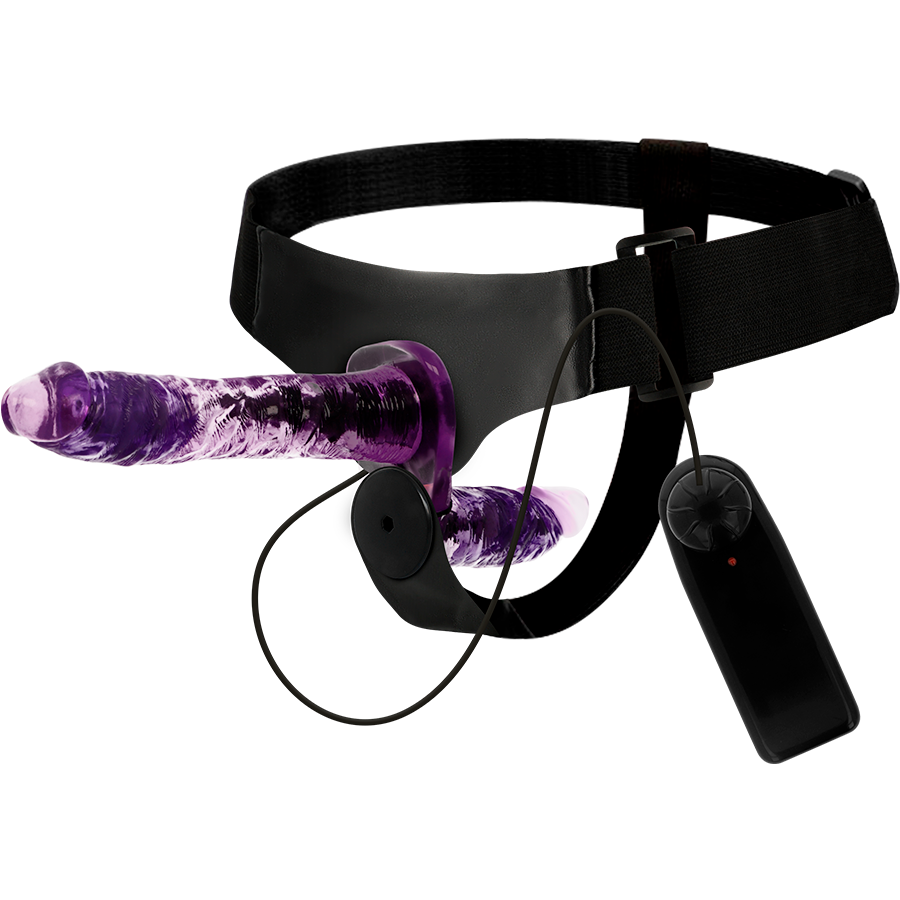 Set di imbracature a doppia penetrazione Rodney – 18 cm x 3,5 cm – Harness Attraction