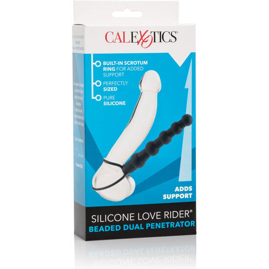 CALEXOTICS - PENETRATORE DOPPIO CON PERLINE NERO