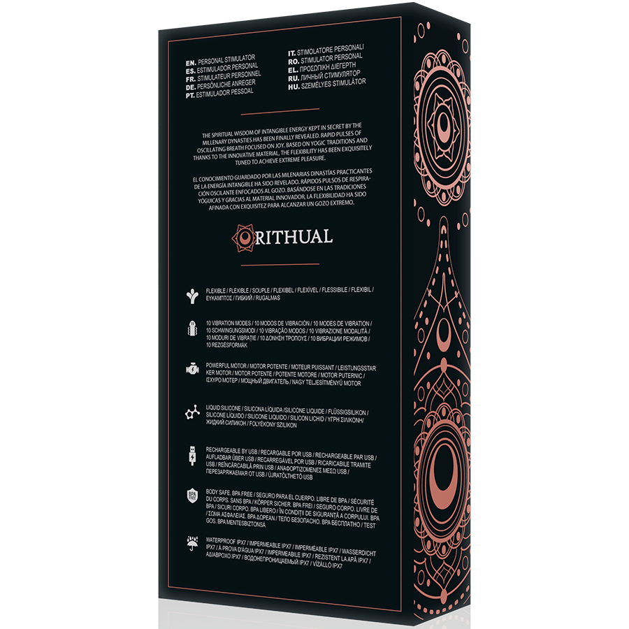 RITHUAL - KRIYA STIMULAODR RICARICABILE PUNTO G NERO