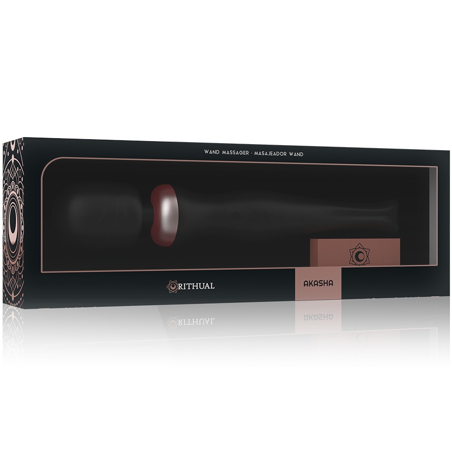 Akasha Wand 2.0 – Potente massaggiatore ricaricabile – Nero – Rithual
