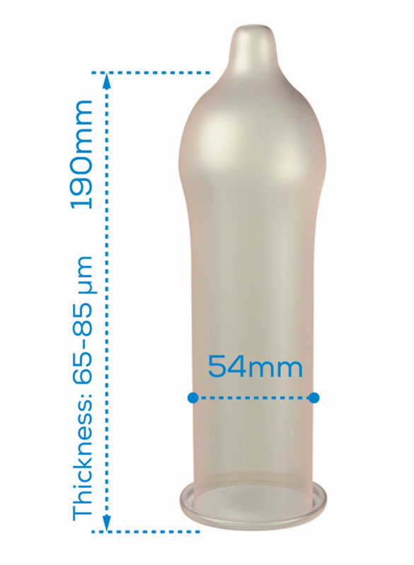 Preservativi regolari 54 mm – 3 unità – PASANTE