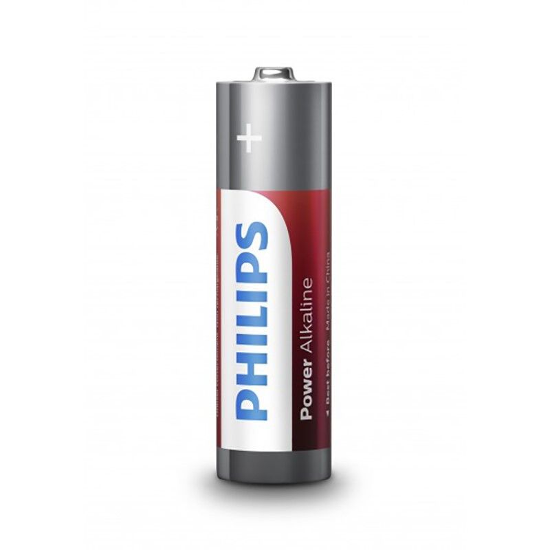 PHILIPS - BATTERIA ALCALINE POWER AA LR6 CONFEZIONE DA 4