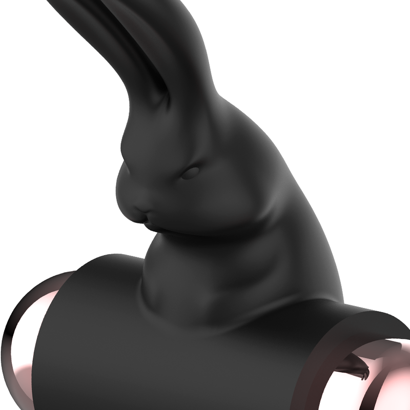 Anello vibrante per il pene nero/oro – 1 modalità – Coquette Chic Desire
