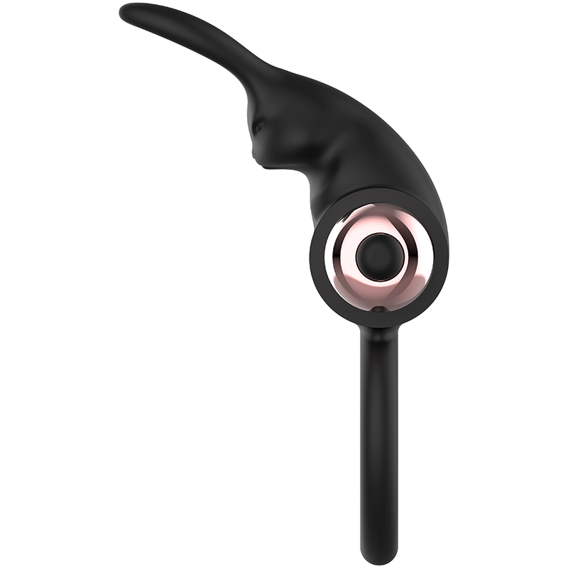 Anello vibrante per il pene nero/oro – 1 modalità – Coquette Chic Desire