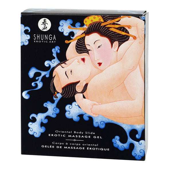 SHUNGA - GEL PER MASSAGGIO EROTICO CORPO A CORPO ORIENTALE CON FRUTTI ESOTICI 