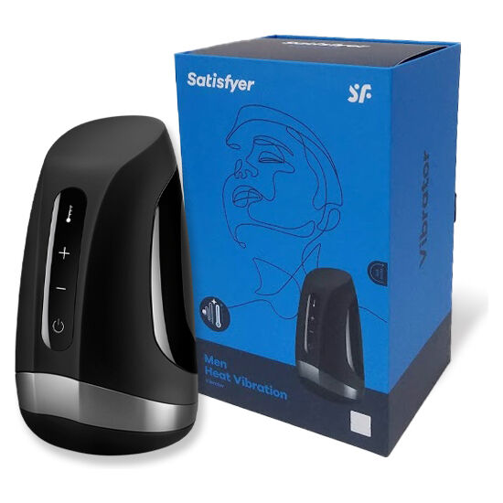 SATISFYER - MASTURBATORE UOMO CON CALORE E VIBRAZIONE
