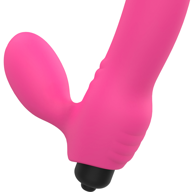 Vibratore BIX a doppia stimolazione rosa 16,3 cm – OHMAMA (edizione natalizia)