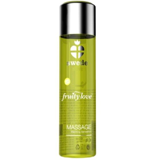 SWEDE - FRUITY LOVE OLIO DA MASSAGGIO EFFETTO RISCALDANTE VANIGLIA E PERA DORATA 60 ML.