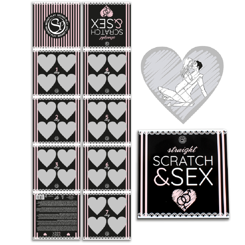 SECRETPLAY - GIOCO GRATTA E SESSO PER COPPIE ETERO (ES/EN/FR/PT/DE)