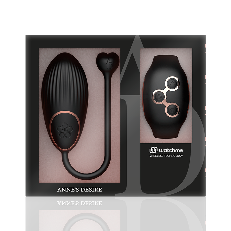 ANNE'S DESIRE - TECNOLOGIA DI CONTROLLO REMOTO EGG WATCHME NERO/ORO