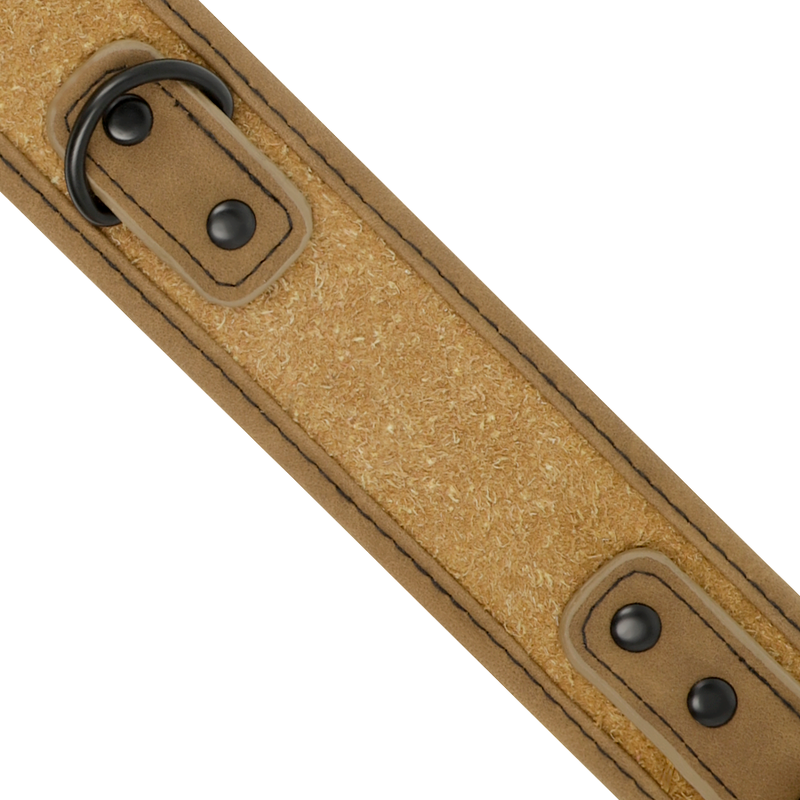 FETISH SUBMISSIVE ORIGEN - COLLANA RIVESTITA IN NEOPRENE CON CATENA