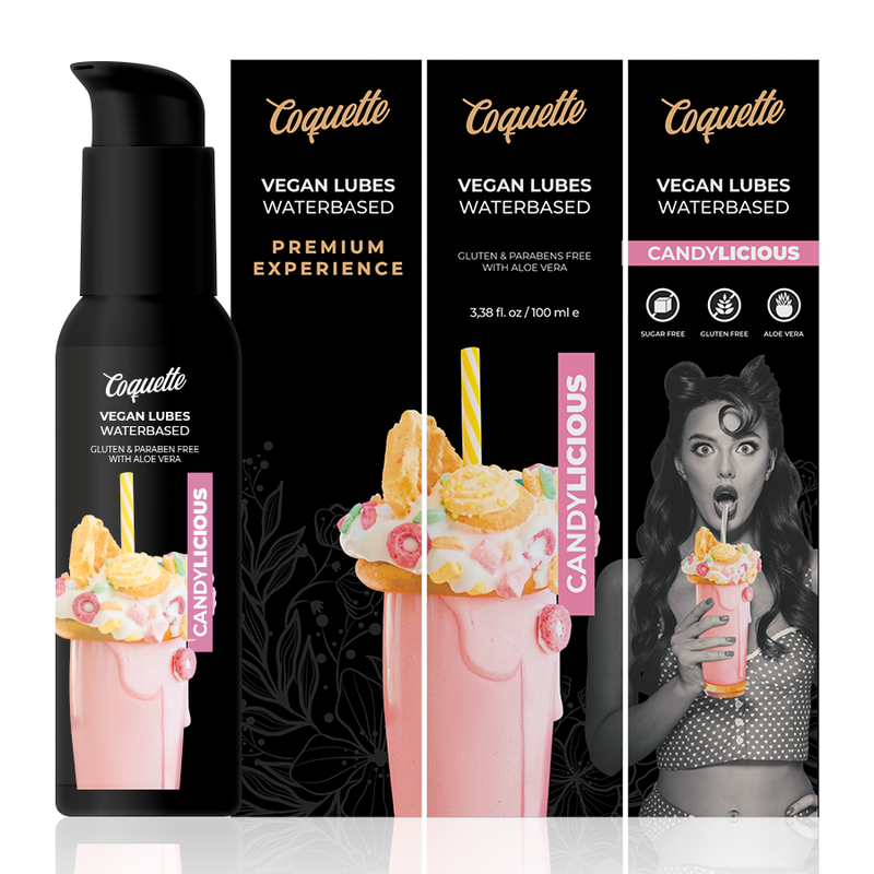 COQUETTE CHIC DESIRE - ESPERIENZA PREMIUM 100ML LUBRIFICANTI VEGANI CANDYLICIOUS