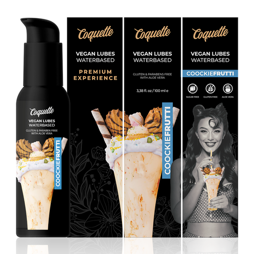 Lubrificante vegano premium a base d'acqua Cookiefrutti | 100 ml | COQUETTE CHIC DESIRE