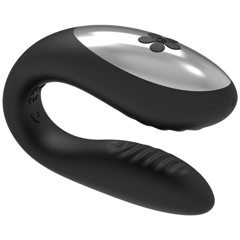 Vibratore per coppie con telecomando nero – Indossabile a doppio motore – Brilly Glam We Love