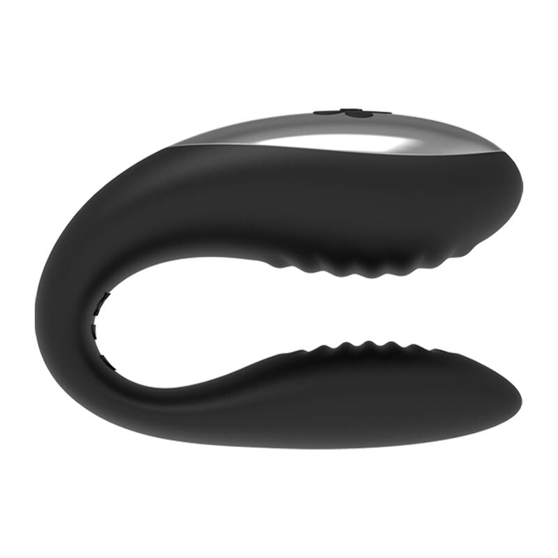 Vibratore per coppie con telecomando nero – Indossabile a doppio motore – Brilly Glam We Love