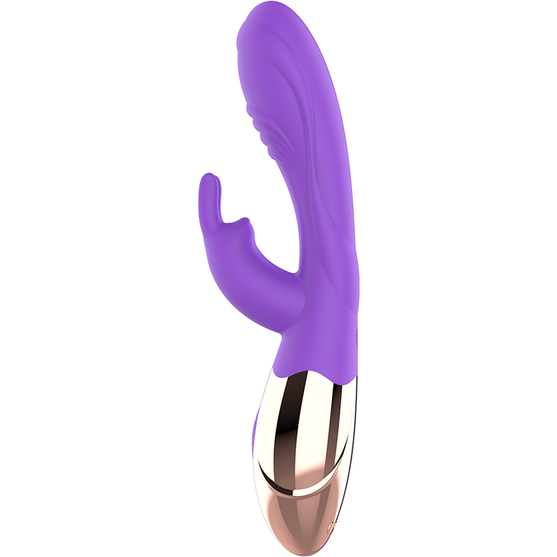 Vibratore a forma di coniglio in silicone ricaricabile Viora - 19,5 cm - Womanvibe