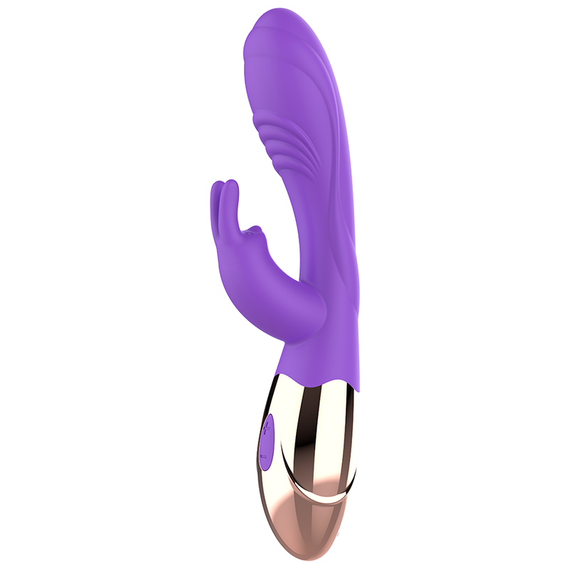 Vibratore a forma di coniglio in silicone ricaricabile Viora - 19,5 cm - Womanvibe