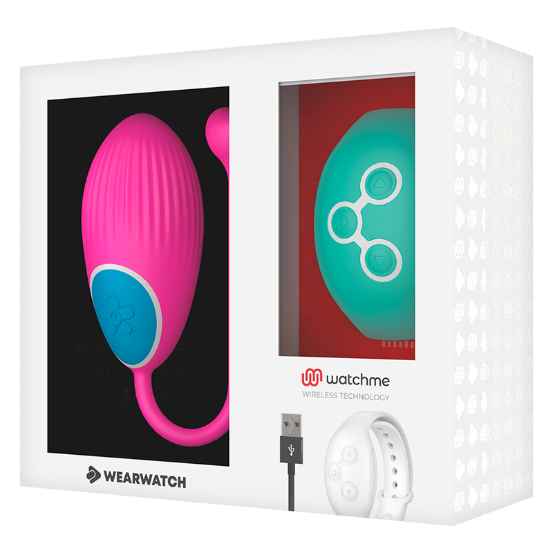 WEARWATCH - WATCHME TECHNOLOGY REMOTE CONTROL EGG FUCSIA / ACQUA DI MARE