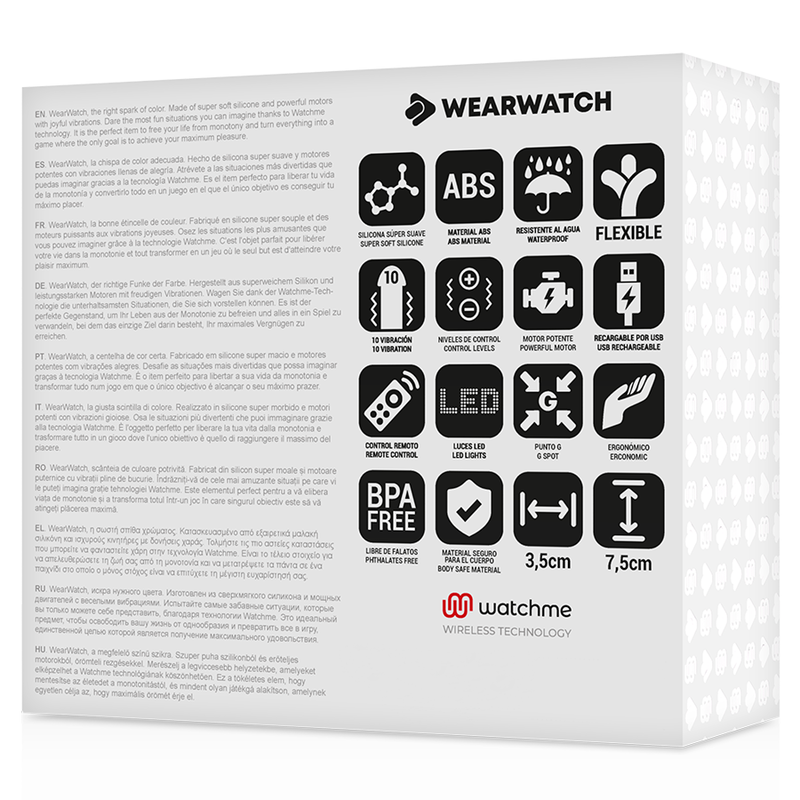 WEARWATCH - WATCHME TECHNOLOGY REMOTE CONTROL EGG ACQUA DI MARE / ROSA