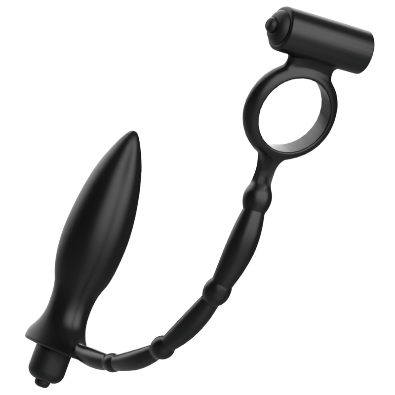 Plug anale con anello vibrante 27×3 cm – ADDICTED TOYS